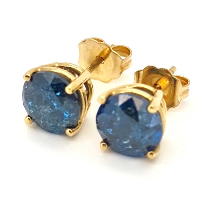 Cercei 14k cu diamante 2,5ct