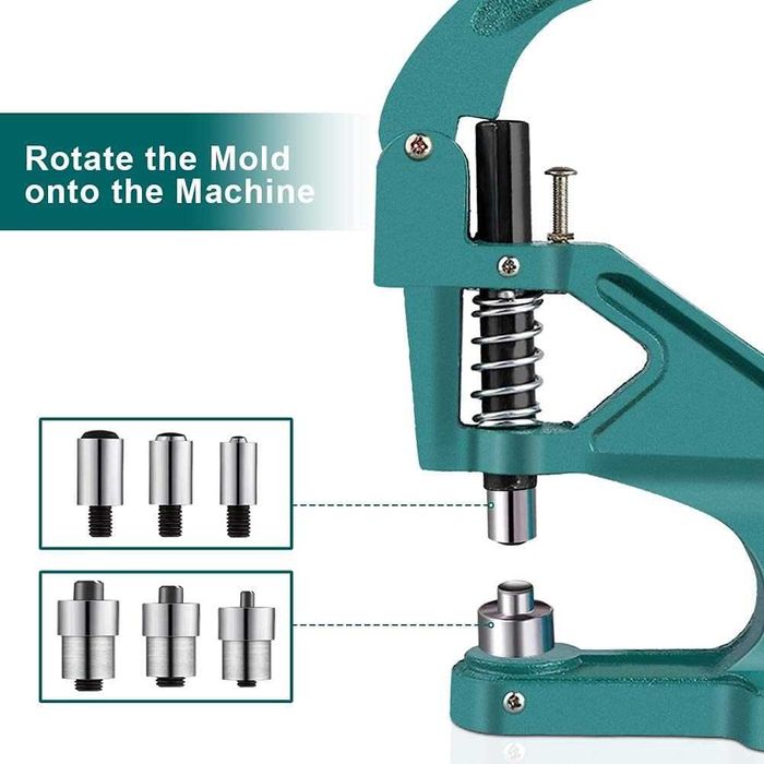 ИЗЧЕРПАНА преса за капси, матрици, перфоратор, кожарски