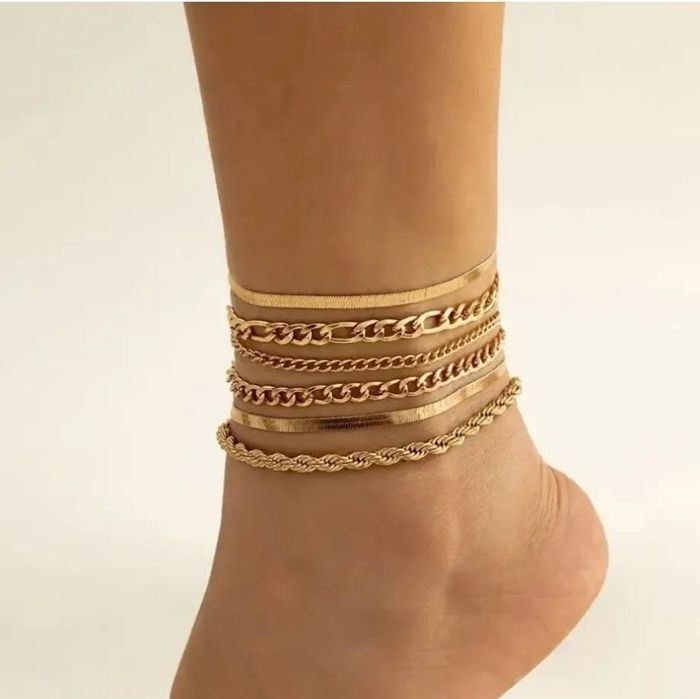 Цепочки на ножку 3 шт