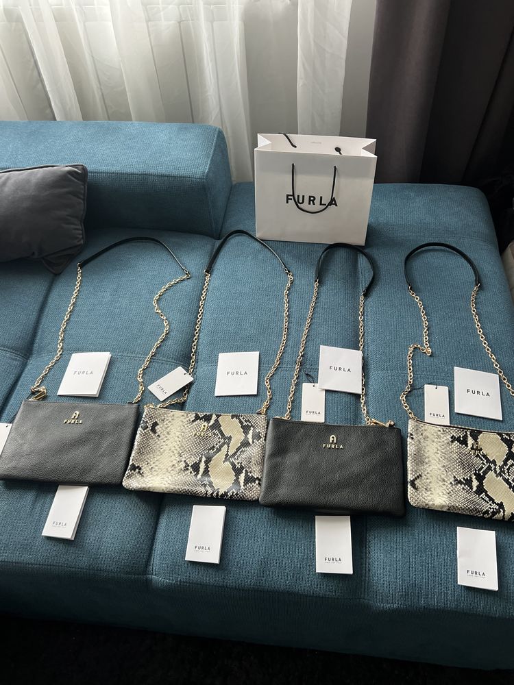 Furla Crossbody в два цвята.С етикети,care instuctions,подаръчен плик