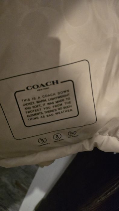 Coach пухено яке оригинал