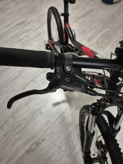 Bicicleta fullsuspension Btwin-520,frane hidraulice,roti 27.5,Sram X4