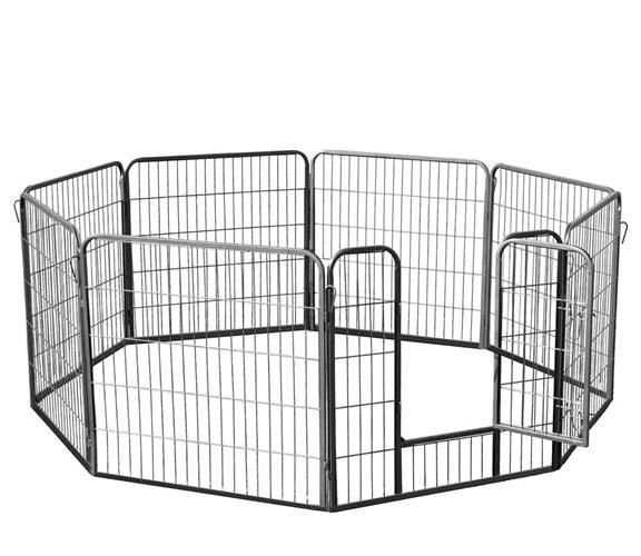 Метално заграждение за кучета 160х160x80см / Дворна клетка / Кошара