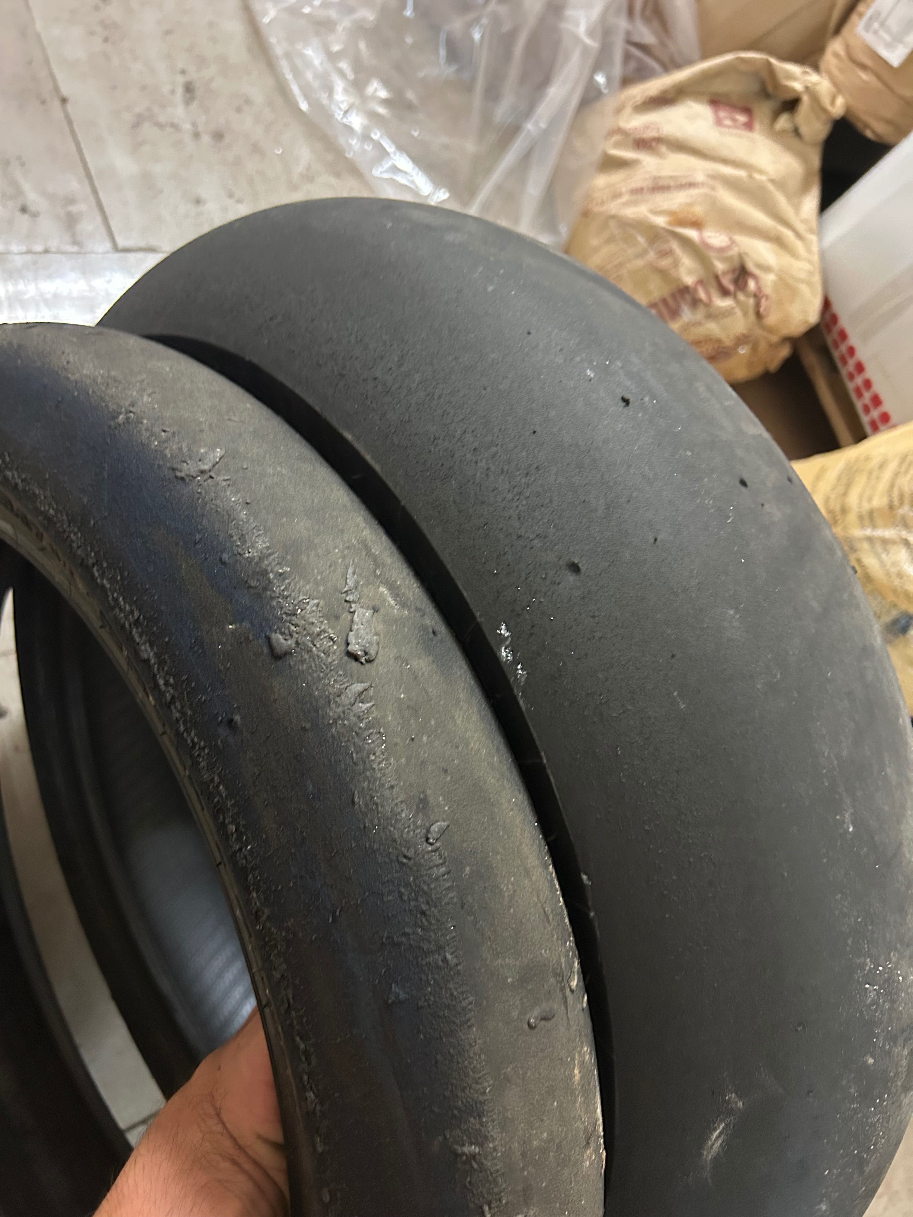 Pirelli Dunlop slicks