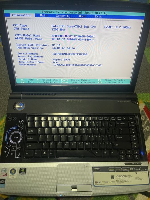 Acer aspire 6920g / pentru piese