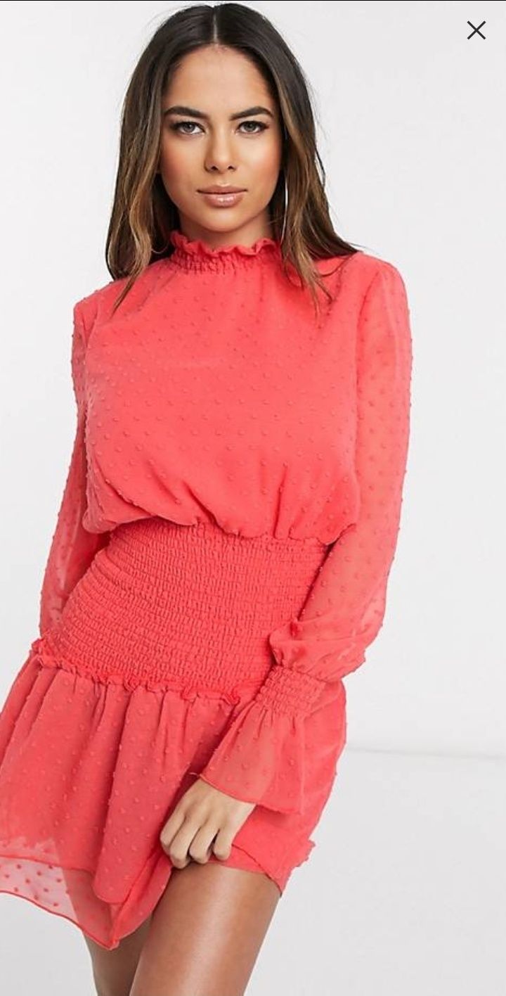 Rochie de vara coral Asos