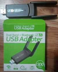 Adaptor de la USB la WiFI LAN Wireless DualBand+BlueTooth