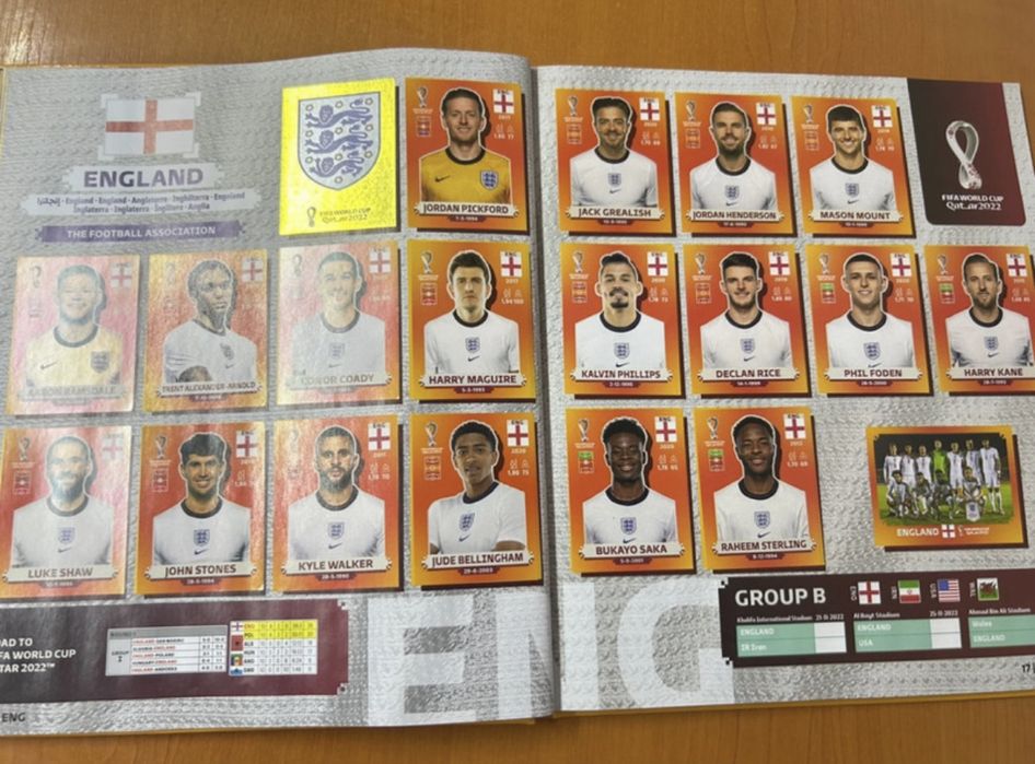 Album complet Panini Qatar 2022 coperta cartonata