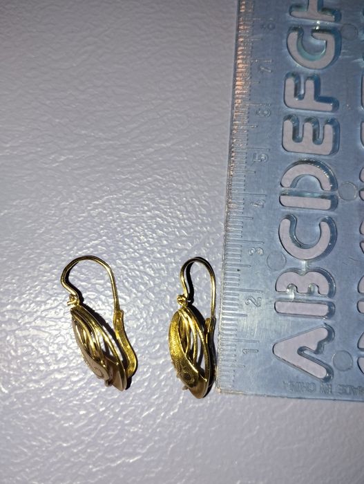 Cercei aur 14k model vintage
