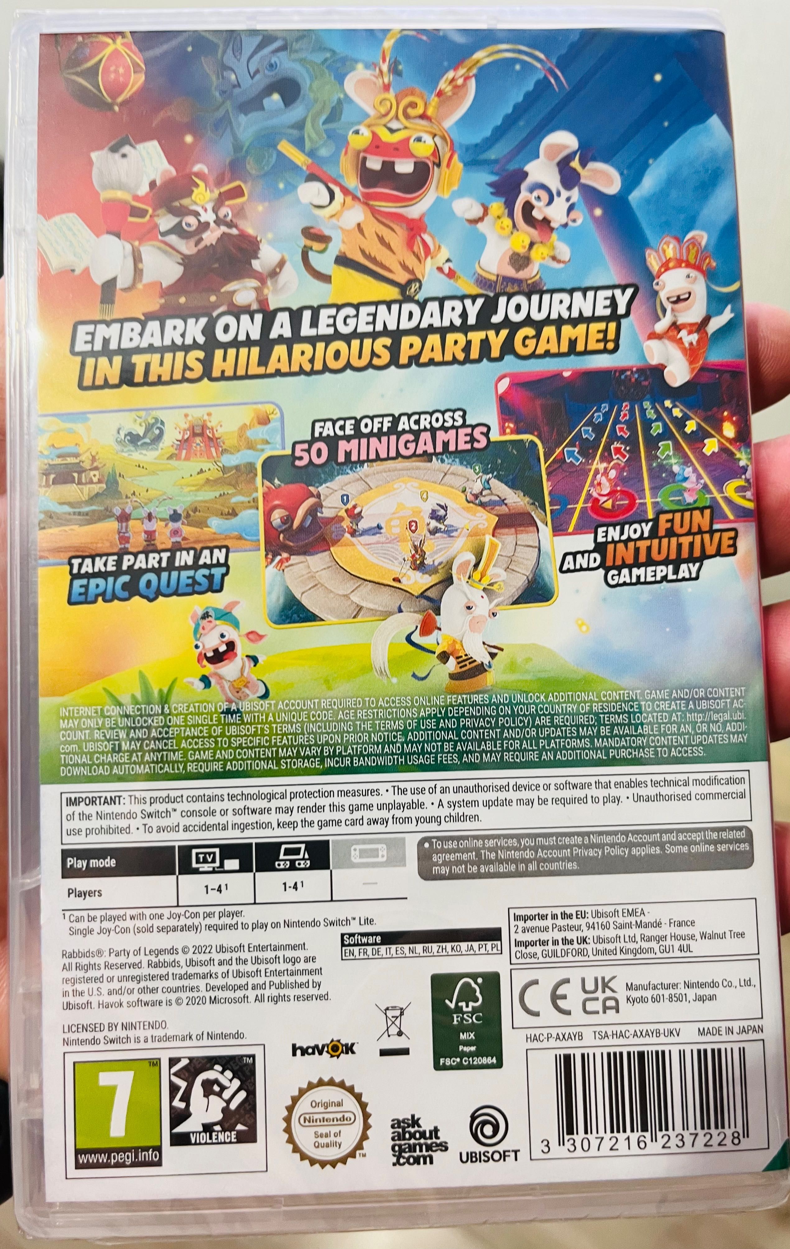 Игры для Nintendo Switch Mortal Kombat, Party Rabbits, NfS