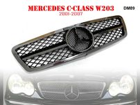 Grilă sport neagră stil AMG pentru Mercedes C W203