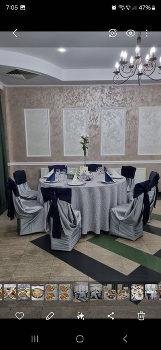 Fata de masa, huse scaune.