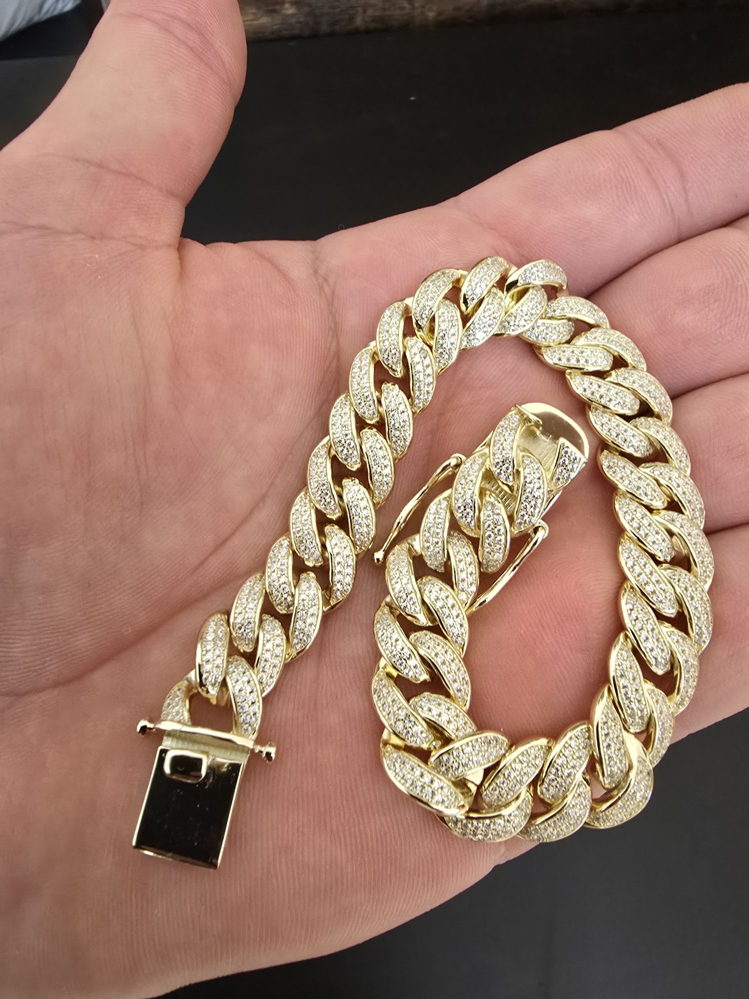 Brățară bărbați iced out