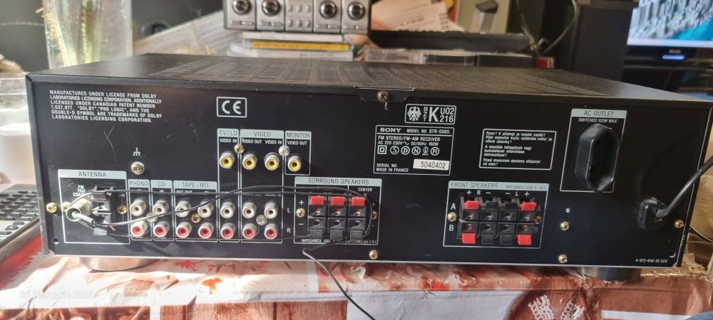 Amplituner Sony str-d565, linie audio Sony