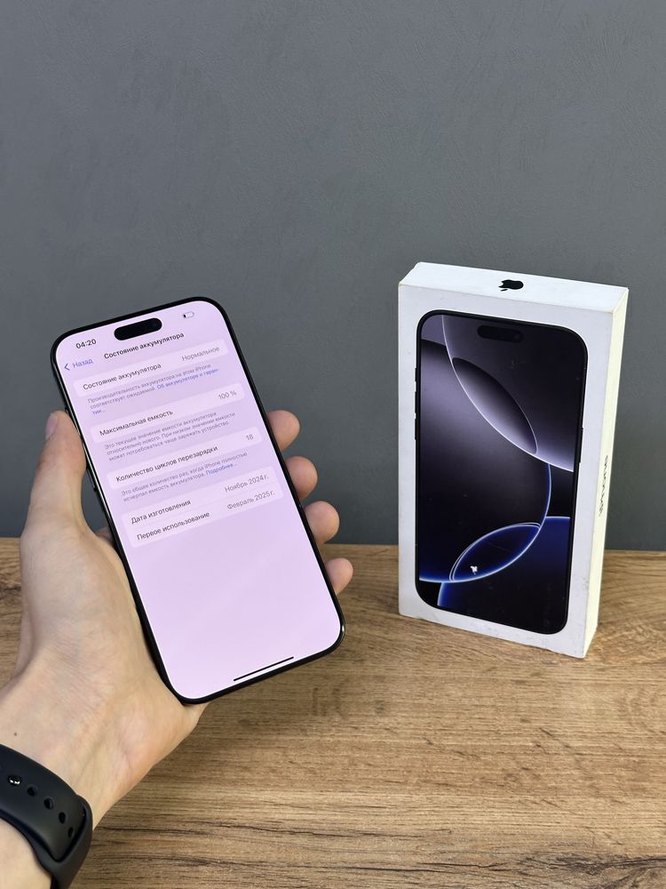 Iphone 16 Pro Max 256 GB 100% 18 цикл | Mobile Zone