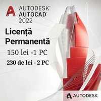 Licență  Autocad Autodesk  lifetime originala key