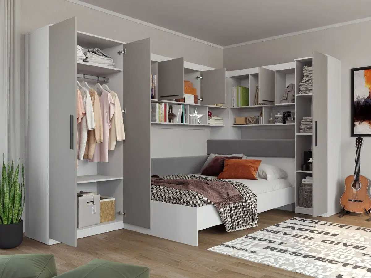 Set Dormitor Colt Lucio C3 Alb / Casmir