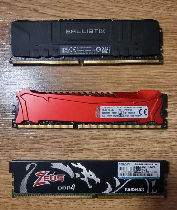 Memorie Ballistix 16GB DDR4 , Hyperx