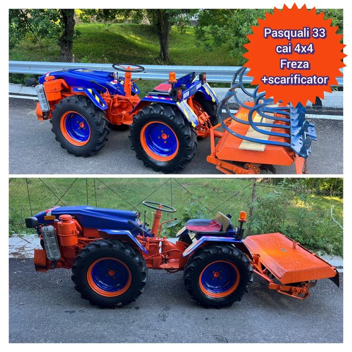 Tractoras 4x4 Pasquali recent adus