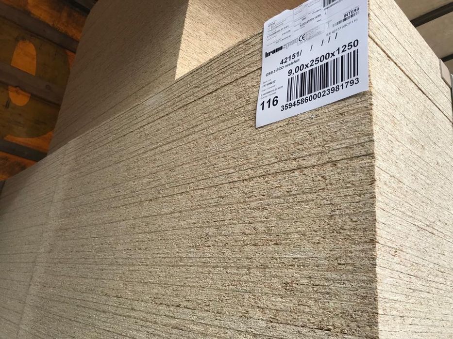 OSB 8 mm- 1250x2500 mm