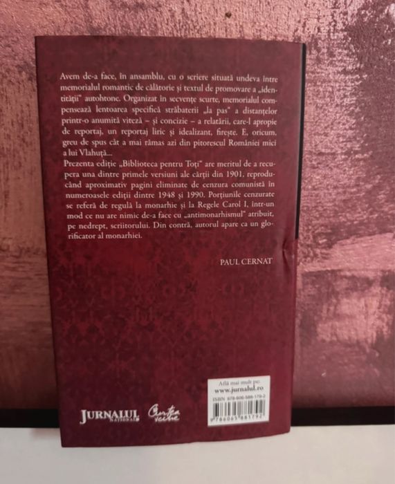 Set de 3 cărți(Duliu Zamfirescu, Marin Preda, Alexandru Vlahuță)