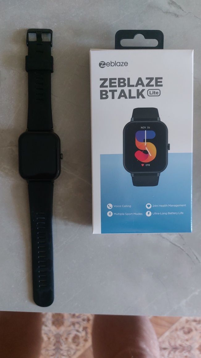 Смарт-часы Zeblaze Btalk Lite черный