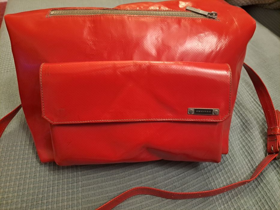 Geanta  Freitag poseta de umăr upcycling