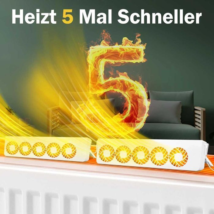 Ventilator pt. radiator/calorifer ecoCalm 2.0 cu controler , set 2 bc.