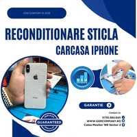 Carcasa Sticla Spate iPhone 8 Plus SE2 XR 11 12 Mini 13 Pro 14 Pro Max
