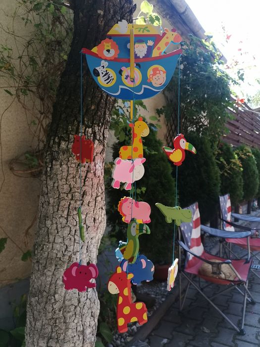 Carusel mobil Arca lui Noe pentru camera copilului/bebe