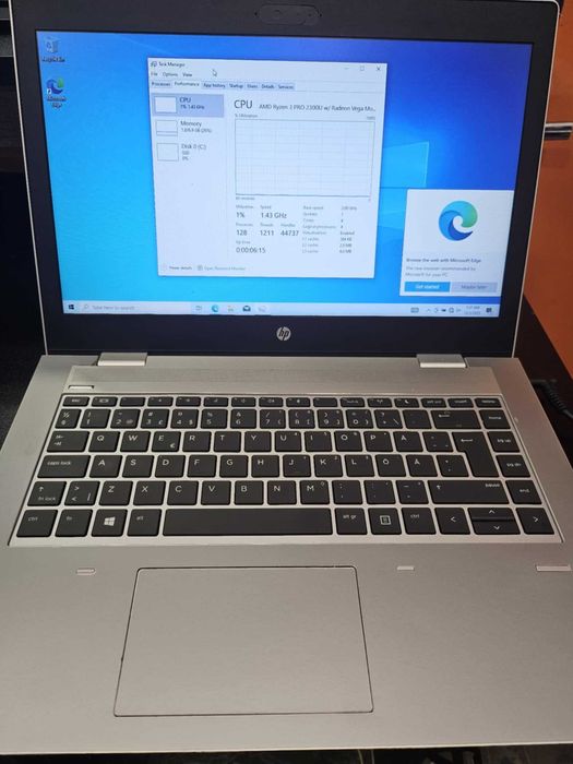 Hope Amanet P5-Laptop HP ProBook 645 G4, AMD Radeon 3 PRO 2300U/8RAM