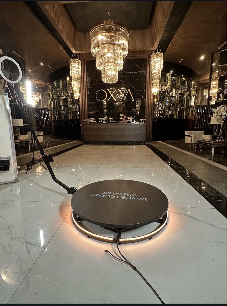 Platformă video 360° – Diametru 100 cm, perfectă pentru evenimente!