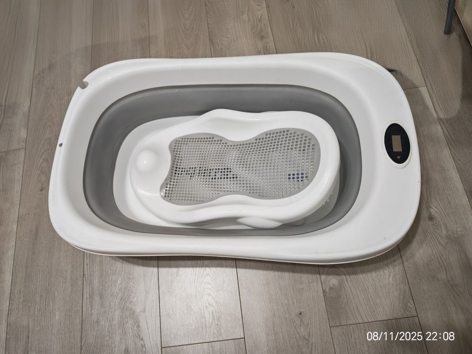 Складная детская ванночка и горка для купания новорожденных Simba