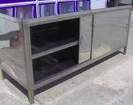 Dulap inox cu usi culisante