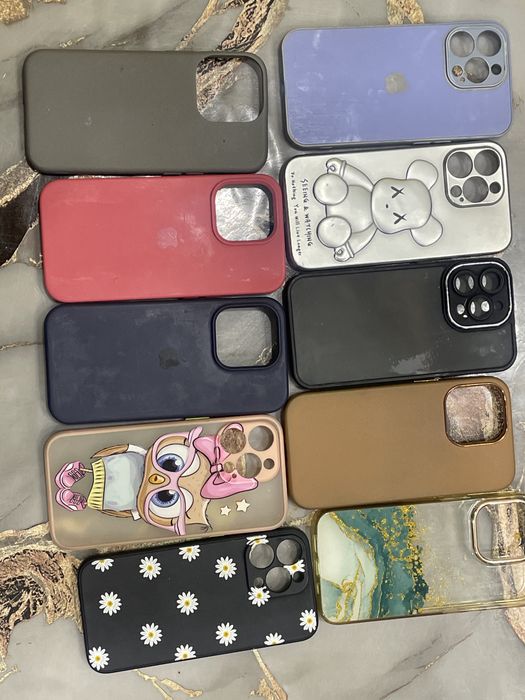 Б.у чехлы для 13pro 10 штук