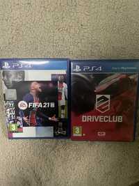 fifa21 + driveclub (PS4)