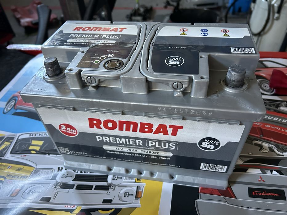 Baterii auto-exide boost agm 72Ah-rombat premier+75-motrio EFB 72Ah