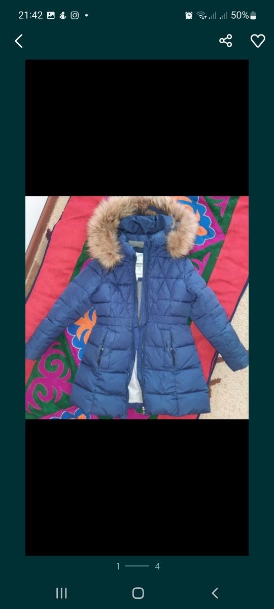 Зимняя куртка на 6-7 лет