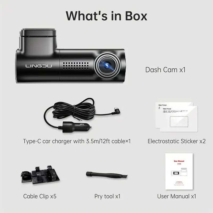 Camera auto 4K cu aplicatie android