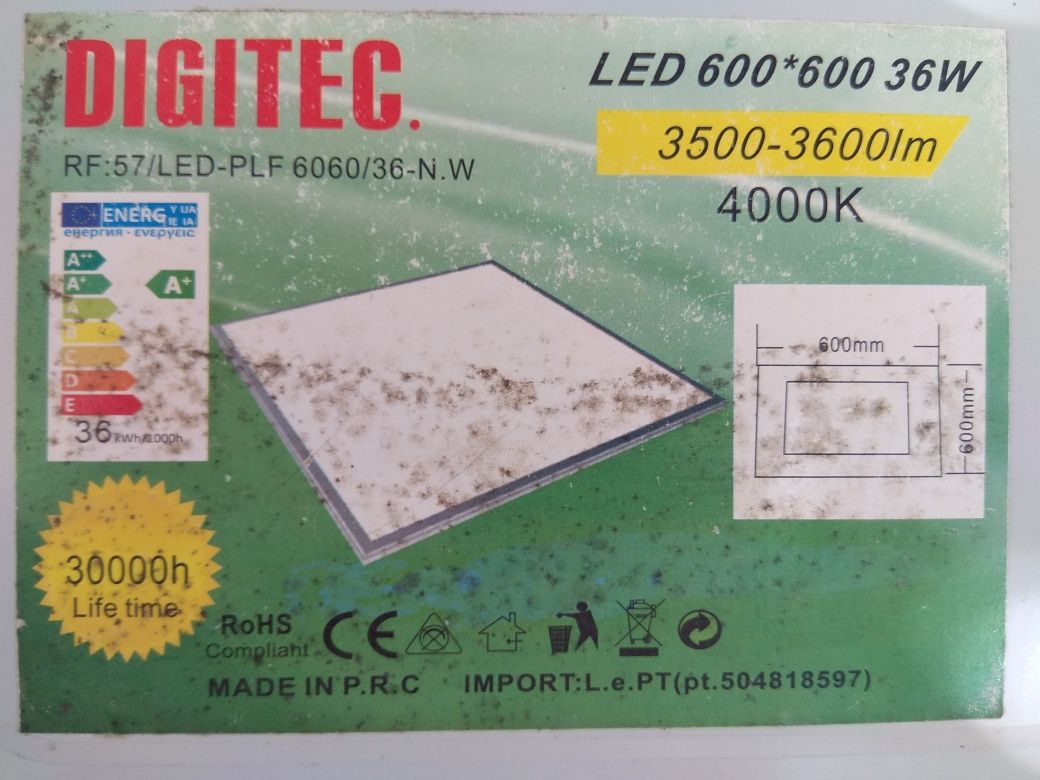 Plafoniera led 36 w