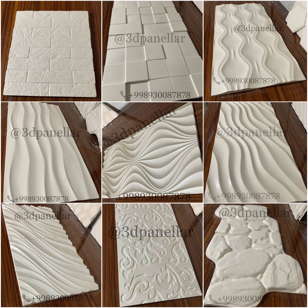 Gips 3d panellar | 3д панели | декор | decor | 3d panel | 3д панель