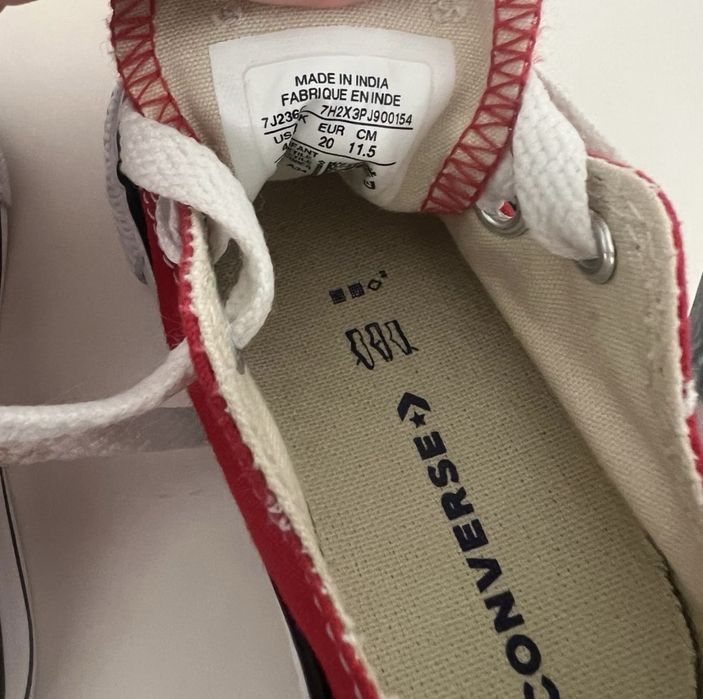 CONVERSE, marimea 20, culoare roșu
