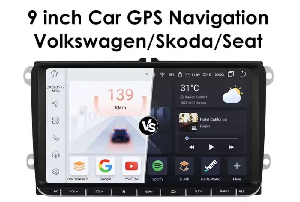 Мултимедия за VW, Audi Seat, Skoda и др. Apple Carplay + Android Auto
