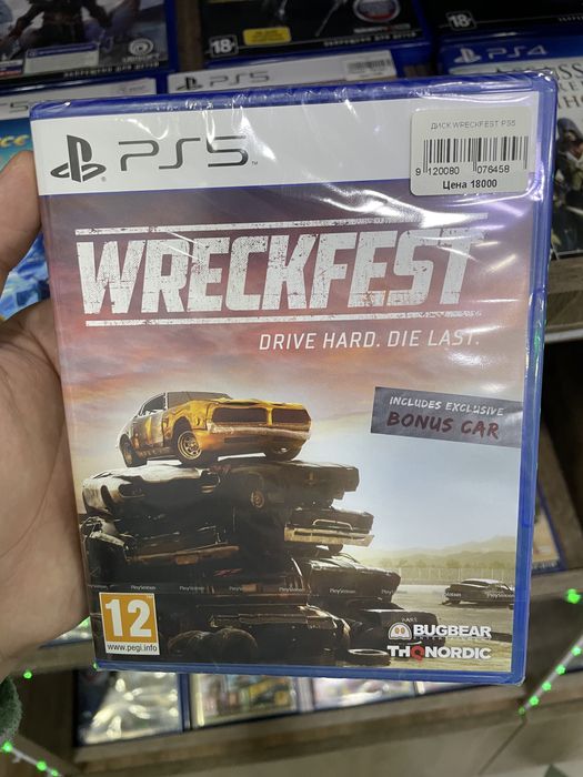 диск новый Wreckfest ps5