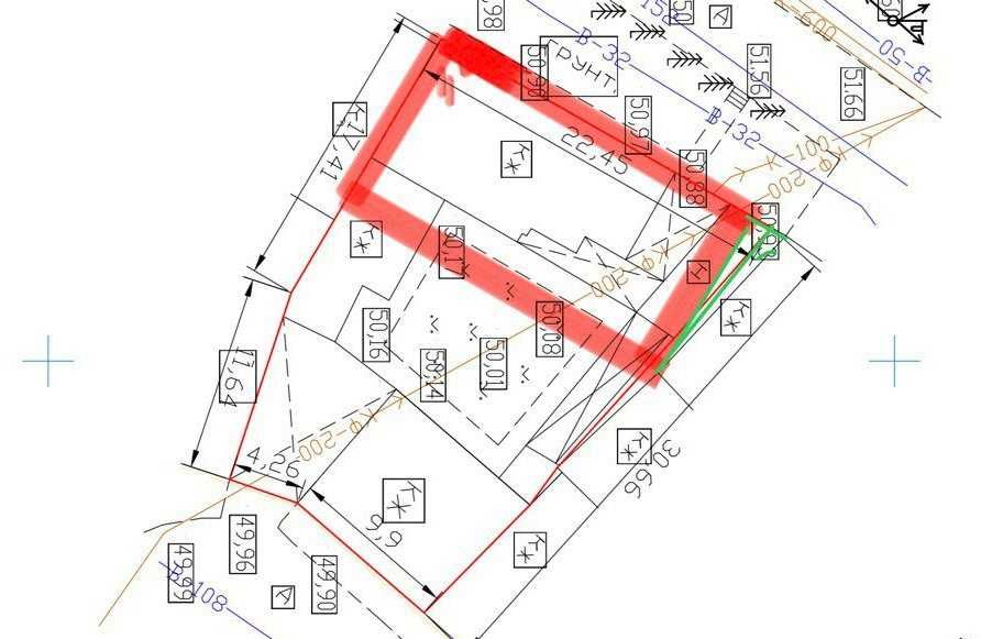 Продаётся 2,8 сот. земля, фасад 23м. глубина 12м, в Шахристанском