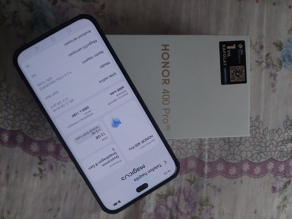 Honor 400 Pro yangi