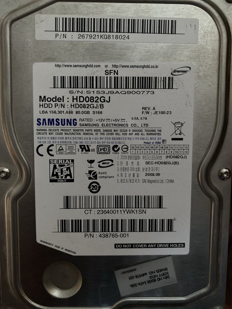 Hdd, placa de baza