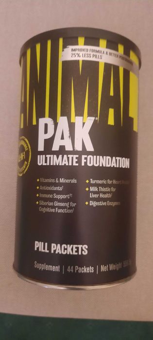 Продам витамины Animal Pak 44 пакетика от Universal Nutrition