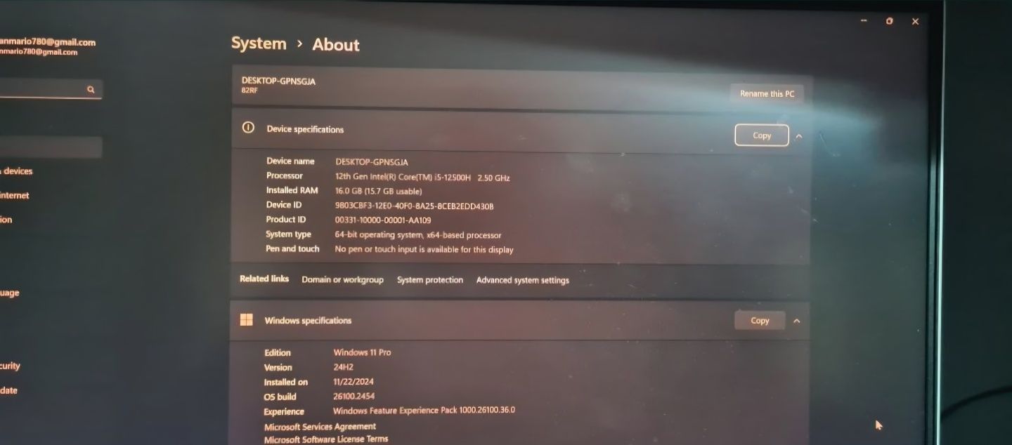 Lenovo Legion 5 Pro 16IAH7H -> i5 12500H,RTX 3060, 1.5TB