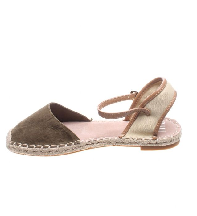 Еспадрили беж/зелен цвят Riu